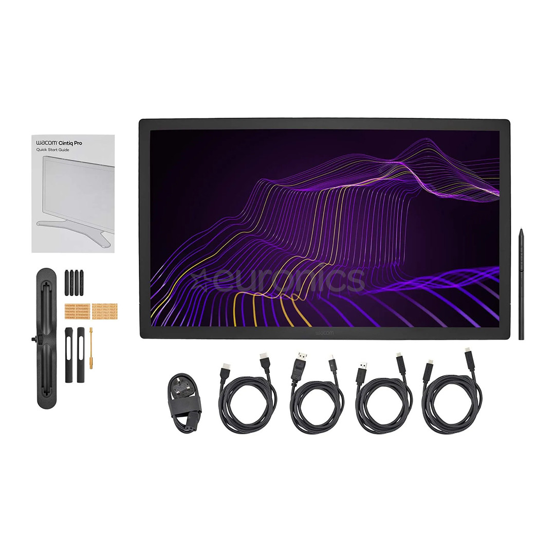 Wacom Cintiq Pro 27, подставка, черный - Графический планшет