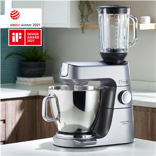 Kenwood Titanium Chef Baker XL, 7 л / 5 л, 1200 W, серебристый - Кухонный комбайн
