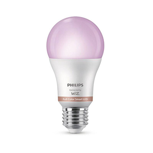 Philips WIZ Full Color Smart LED Bulb, E27, balta - Viedā spuldze 929004583321