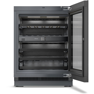 Miele, 32 pudeles, augstums 82 cm, melna - Iebūvējams vīna skapis