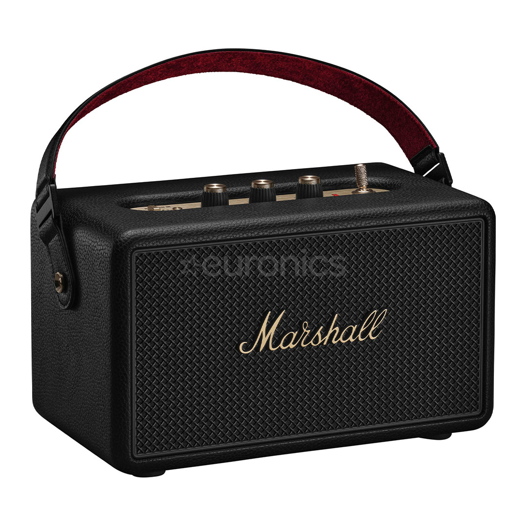 Marshall Kilburn III, melna/misiņa - Portatīvais bezvadu skaļrunis