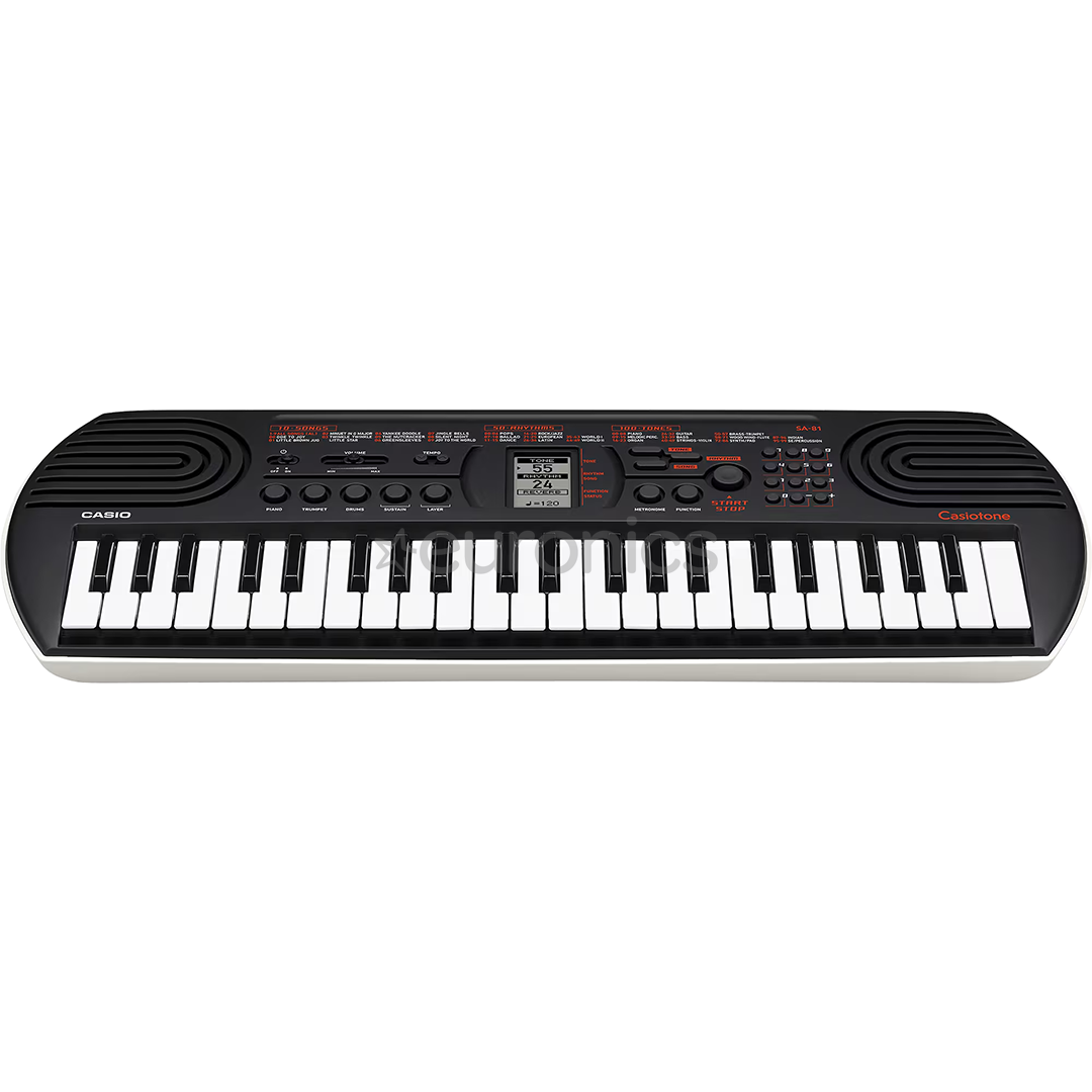 Casio SA-81, 44 taustiņi, melna - Sintezators