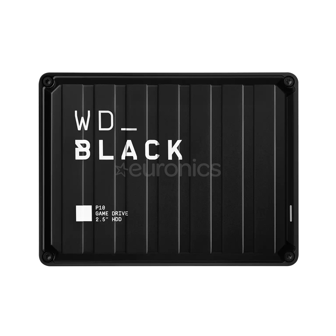 Western Digital WD_BLACK P10 Game Drive, 6 TB, melna - Ārējais HDD cietais disks