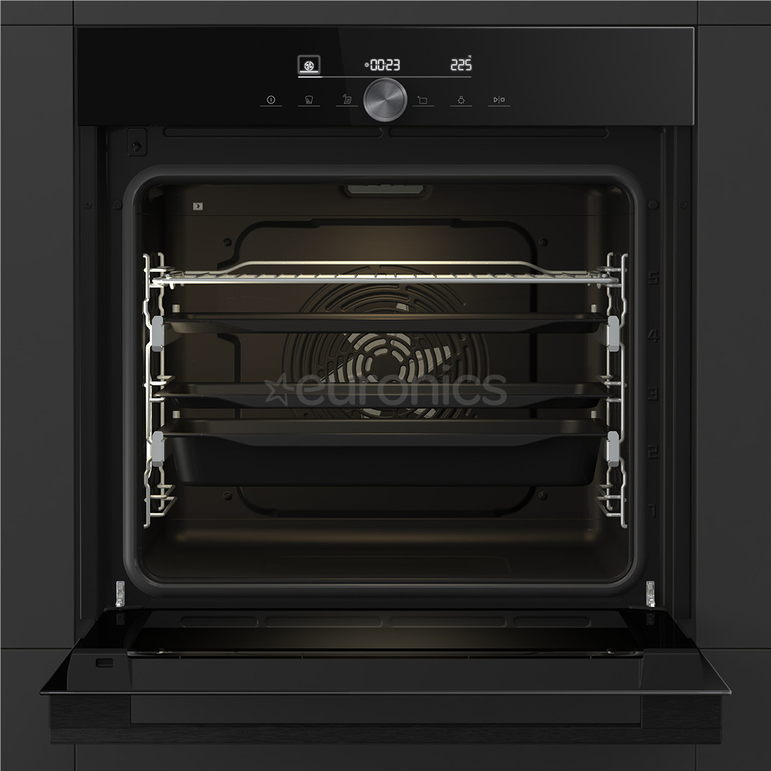 Hisense, 77 л, черный - Интегрируемый духовой шкаф