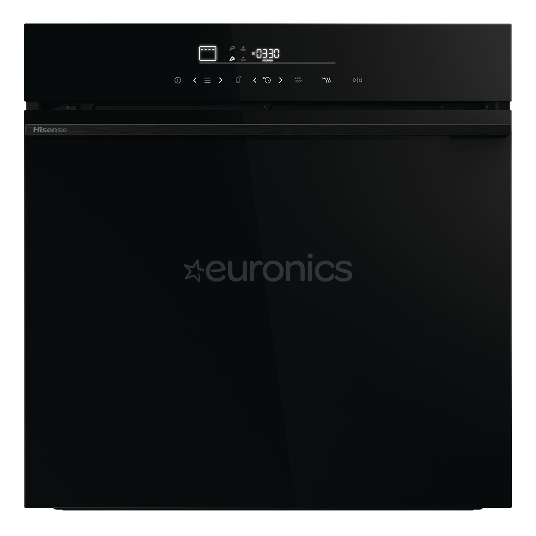 Hisense, 77 л, пиролитическая очистка, черный - Интегрируемый духовой шкаф