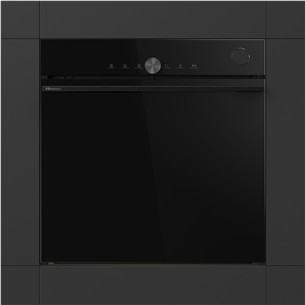 Hisense, 77 L, pyrolytic cleaning, black - Built-in oven