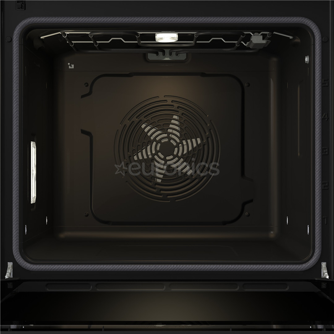 Hisense, 77 L, pyrolytic cleaning, black - Built-in oven