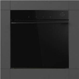 Hisense, 77 L, pyrolytic cleaning, black - Built-in oven