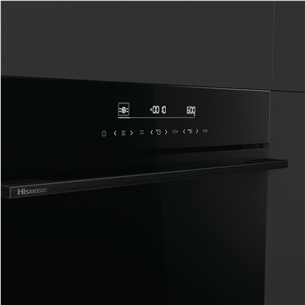 Hisense, 50 L, melna - Iebūvējama elektriskā cepeškrāsns ar mikroviļņu funkciju