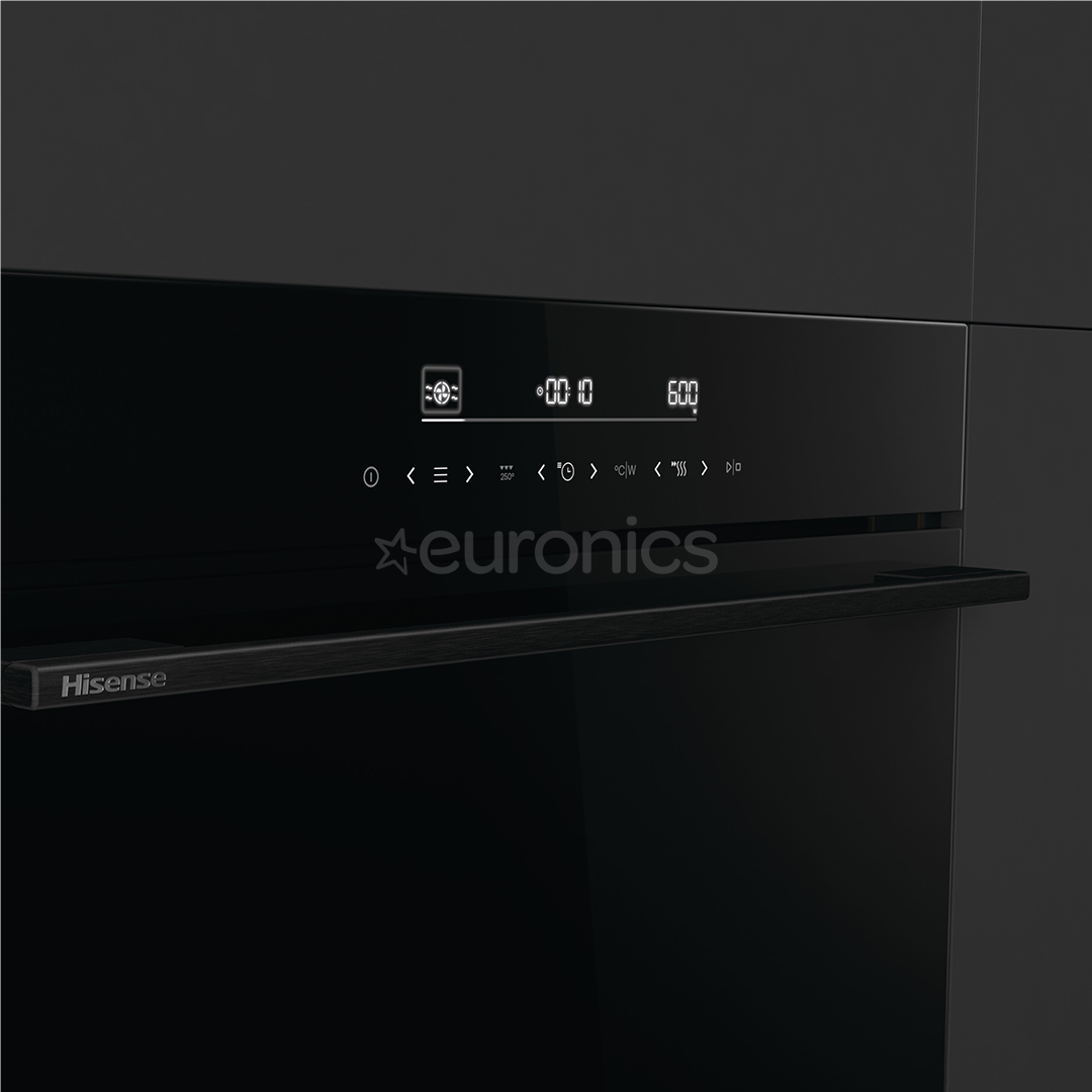 Hisense, 50 L, melna - Iebūvējama elektriskā cepeškrāsns ar mikroviļņu funkciju