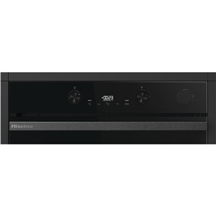 Hisense, 77 L, Steam Add Plus, melna - Iebūvējama tvaika cepeškrāsns