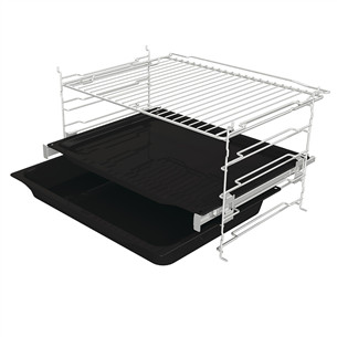 Hisense, 77 L, Steam Add Plus, melna - Iebūvējama tvaika cepeškrāsns