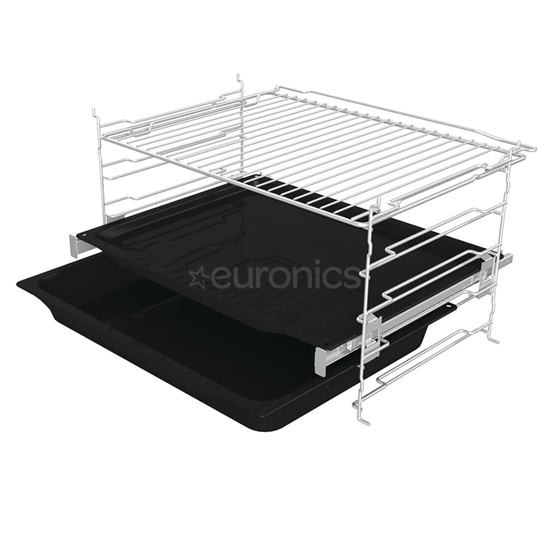 Hisense, 77 L, Steam Add Plus, melna - Iebūvējama tvaika cepeškrāsns