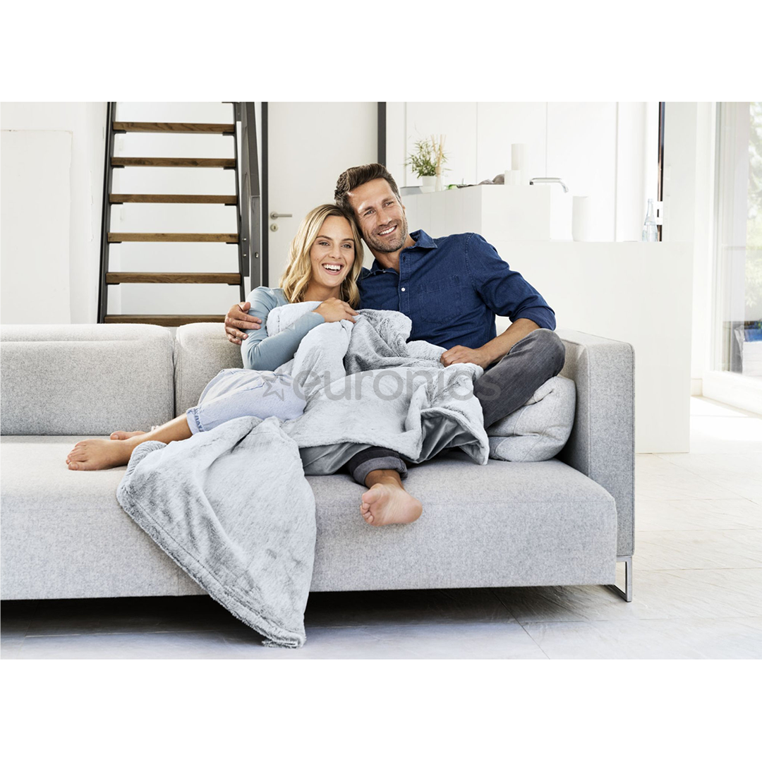 Beurer HD 75 Cosy Nordic, 180x130 cm, grey - Heated overblanket