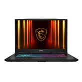 MSI Katana 17HX, 17,3'', 144 Hz, i7, 16 GB, 1 TB, RTX 5060, ENG, melna - Portatīvais dators