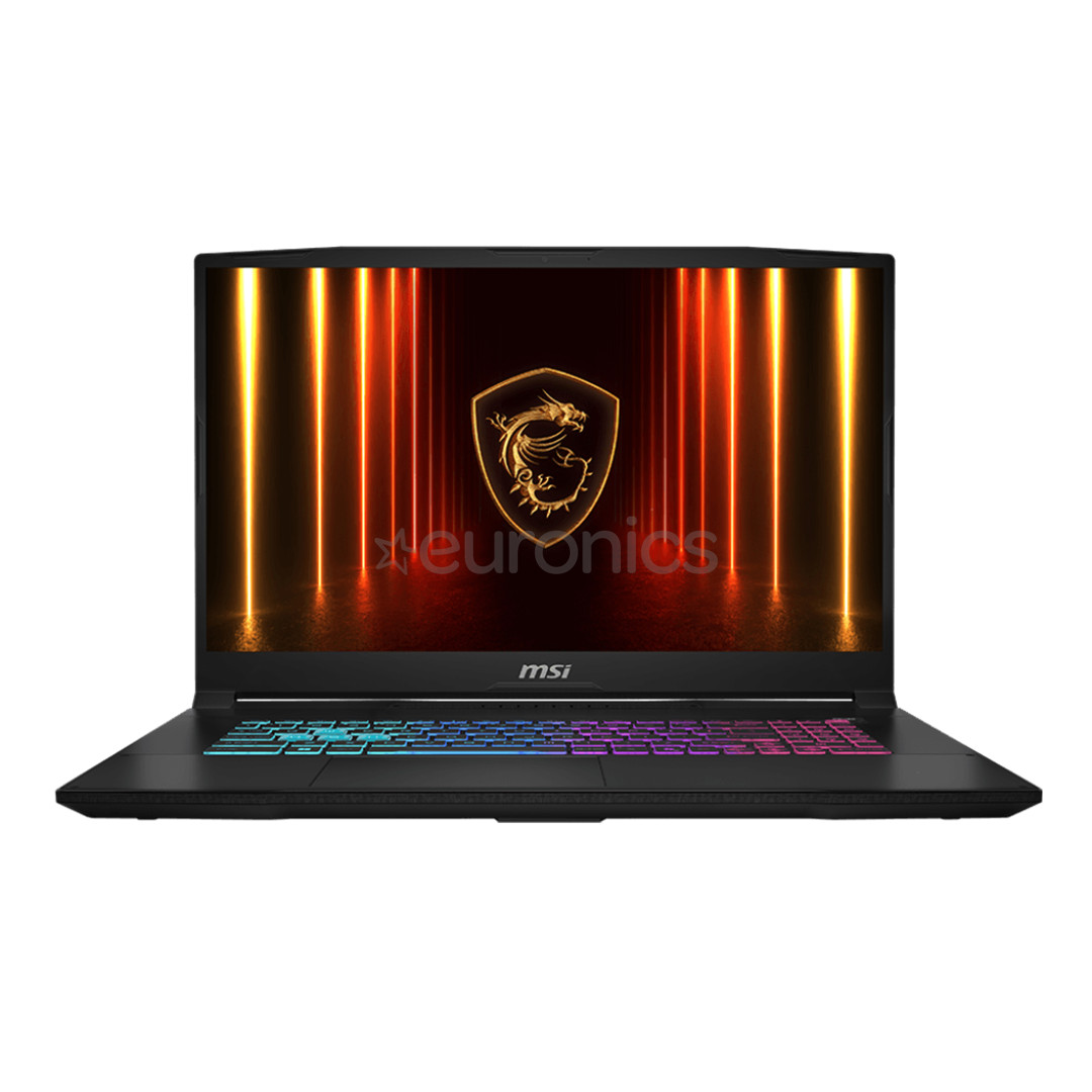 MSI Katana 17HX, 17,3'', 144 Hz, i7, 16 GB, 1 TB, RTX 5060, ENG, melna - Portatīvais dators