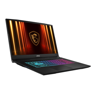 MSI Katana 17HX, 17,3'', 144 Hz, i7, 16 GB, 1 TB, RTX 5060, ENG, melna - Portatīvais dators
