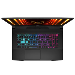 MSI Katana 17HX, 17,3'', 144 Hz, i7, 16 GB, 1 TB, RTX 5060, ENG, melna - Portatīvais dators