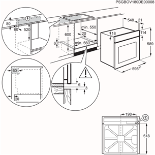 AEG 7000 Series MealAssist with SteamCrisp, 72 L, pirolītiskā tīrīšana, melna - Iebūvējama tvaika cepeškrāsns