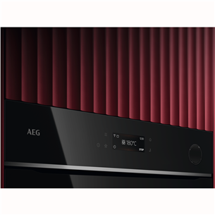 AEG 7000 Series MealAssist with SteamCrisp, 72 L, pirolītiskā tīrīšana, melna - Iebūvējama tvaika cepeškrāsns