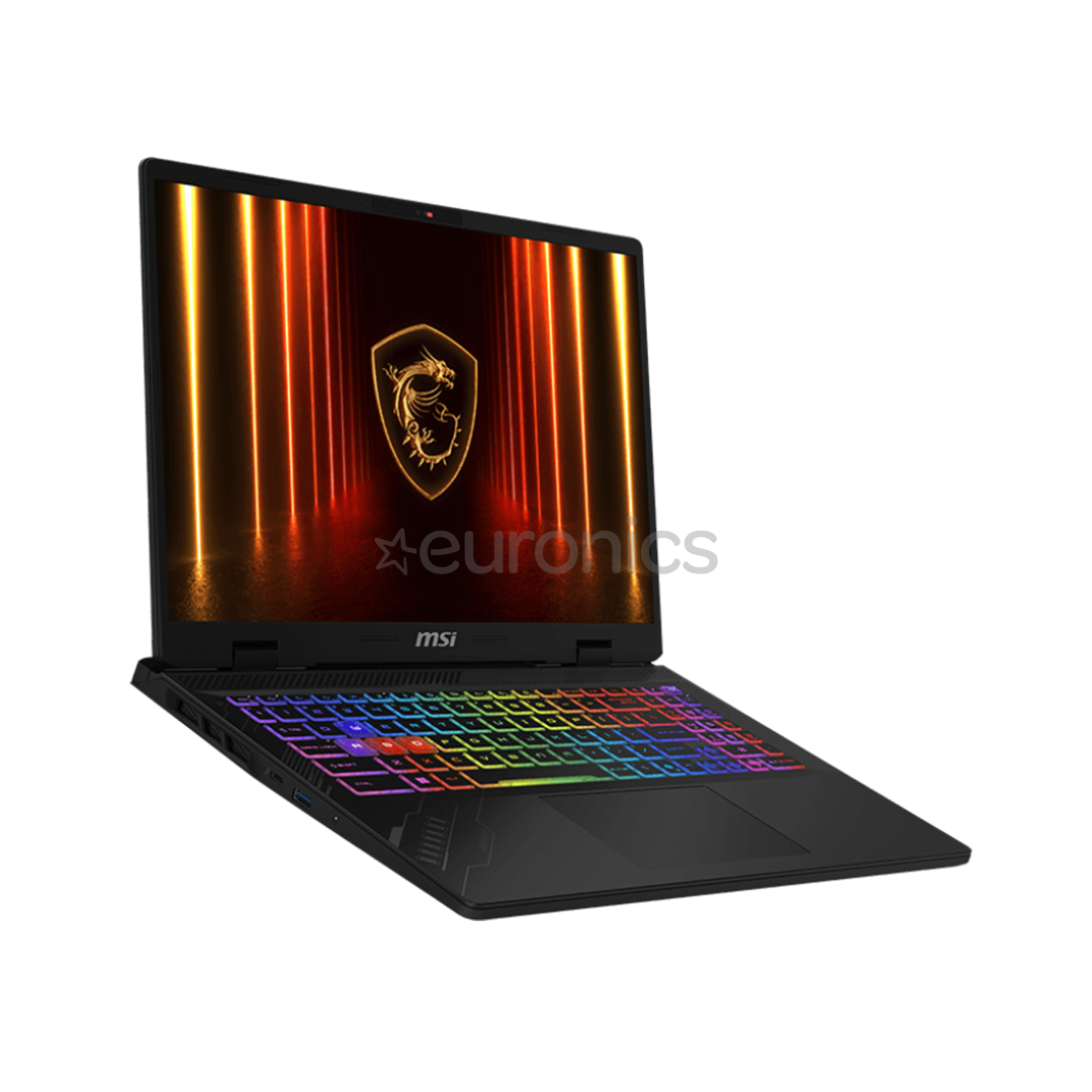 MSI Crosshair 16HX, 16'', QHD+, 240 Hz, Ultra 9, 32 GB, 1 TB, RTX 5070, ENG, pelēka - Portatīvais dators