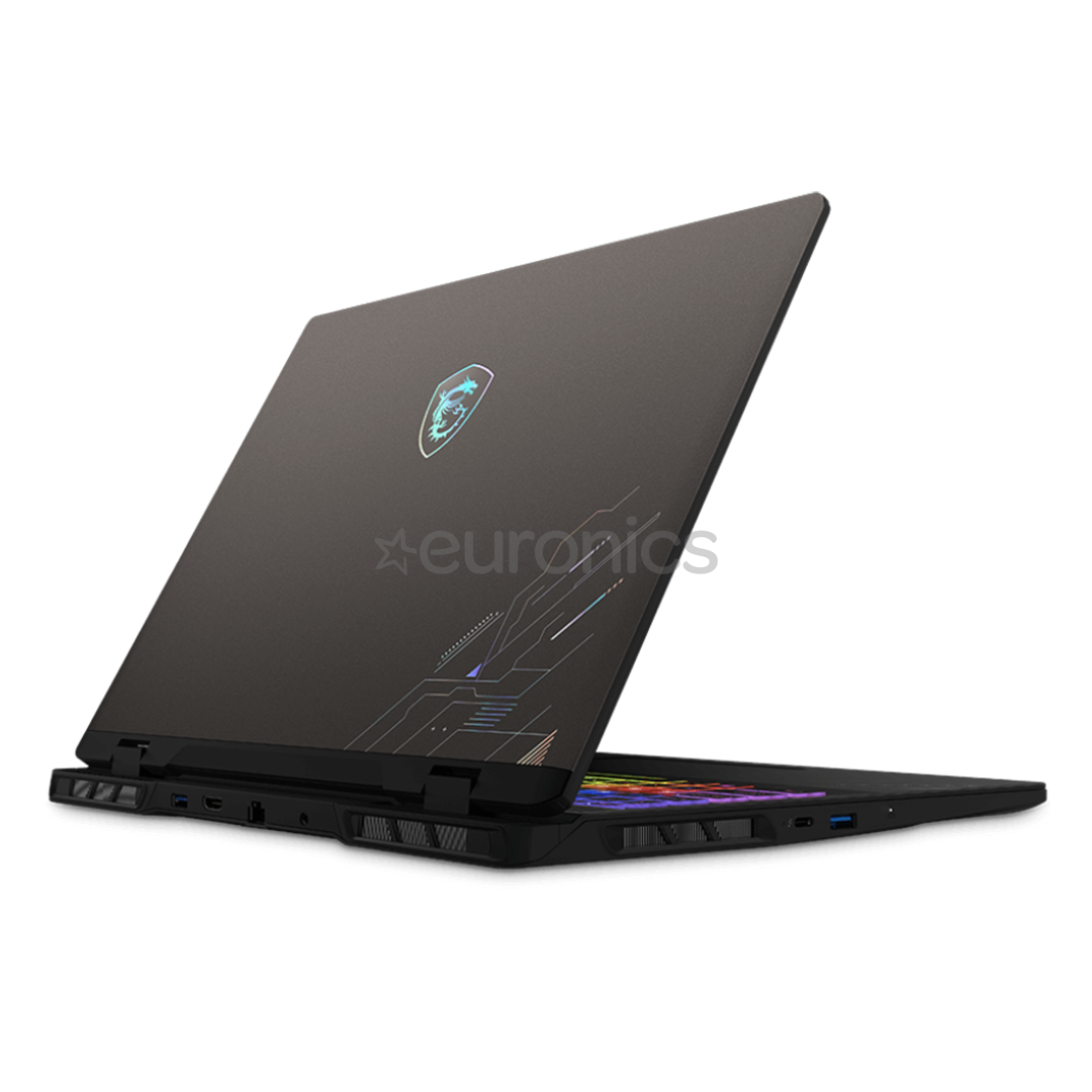 MSI Crosshair 16HX, 16'', QHD+, 240 Hz, Ultra 9, 32 GB, 1 TB, RTX 5070, ENG, pelēka - Portatīvais dators