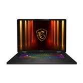 MSI Crosshair 18HX, 18'', QHD+, 240 Hz, Ultra 9, 32 GB, 1 TB, RTX 5070, ENG, pelēka - Portatīvais dators