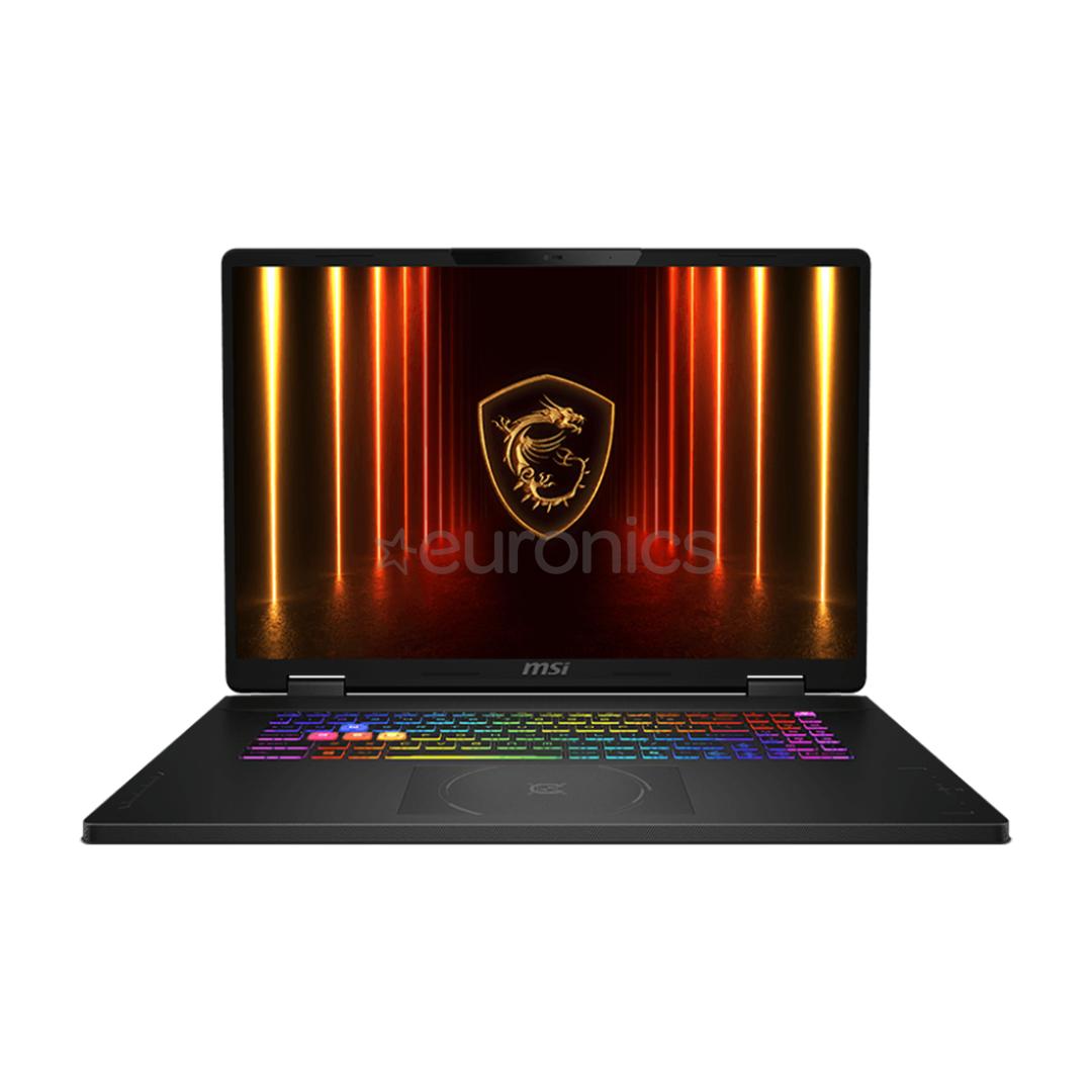 MSI Crosshair 18HX, 18'', QHD+, 240 Hz, Ultra 9, 32 GB, 1 TB, RTX 5070, ENG, pelēka - Portatīvais dators