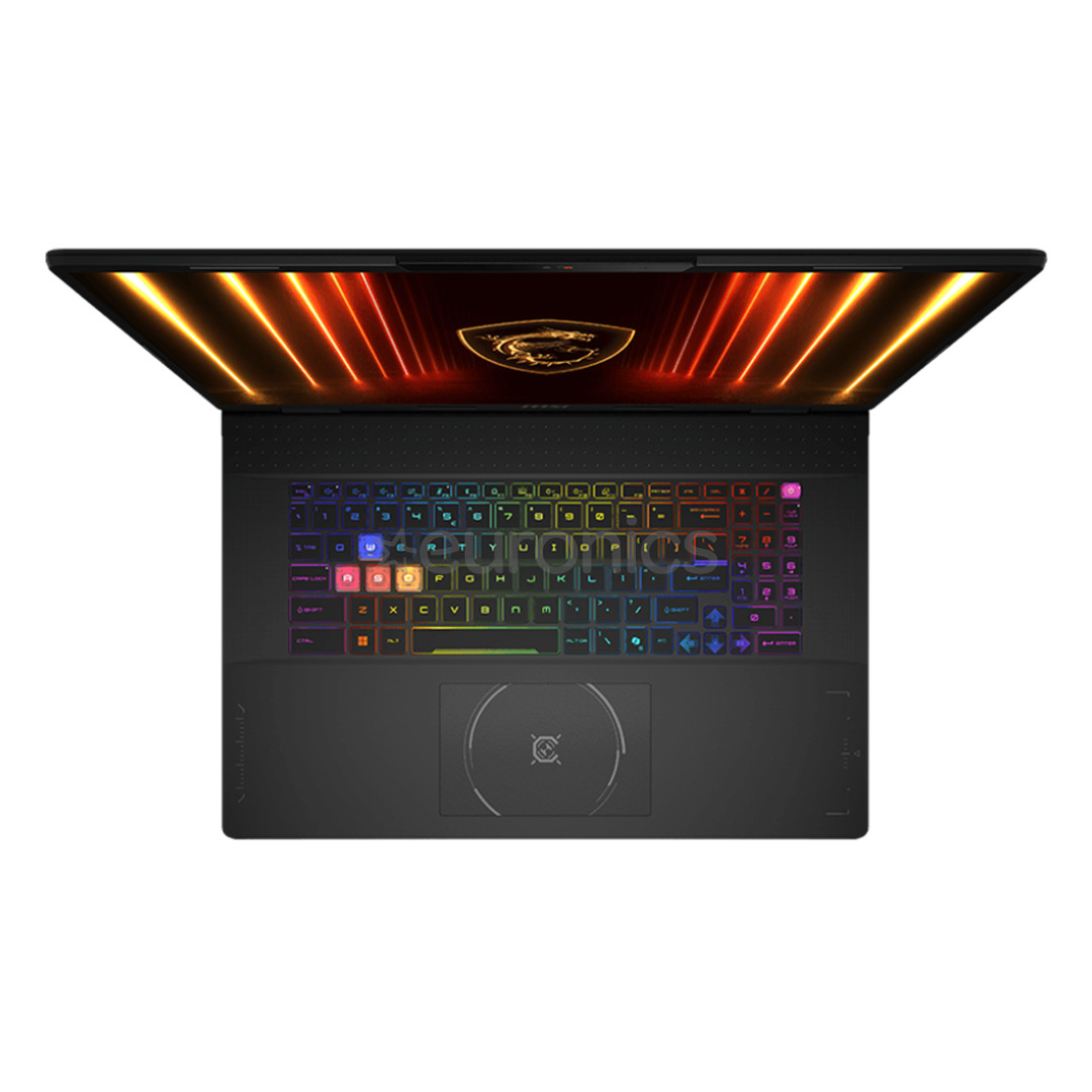 MSI Crosshair 18HX, 18'', QHD+, 240 Hz, Ultra 9, 32 GB, 1 TB, RTX 5070, ENG, pelēka - Portatīvais dators