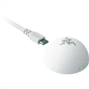 Razer DeathAdder V4 Pro, balta - Bezvadu datorpele