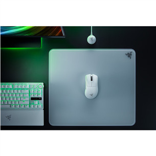 Razer DeathAdder V4 Pro, balta - Bezvadu datorpele