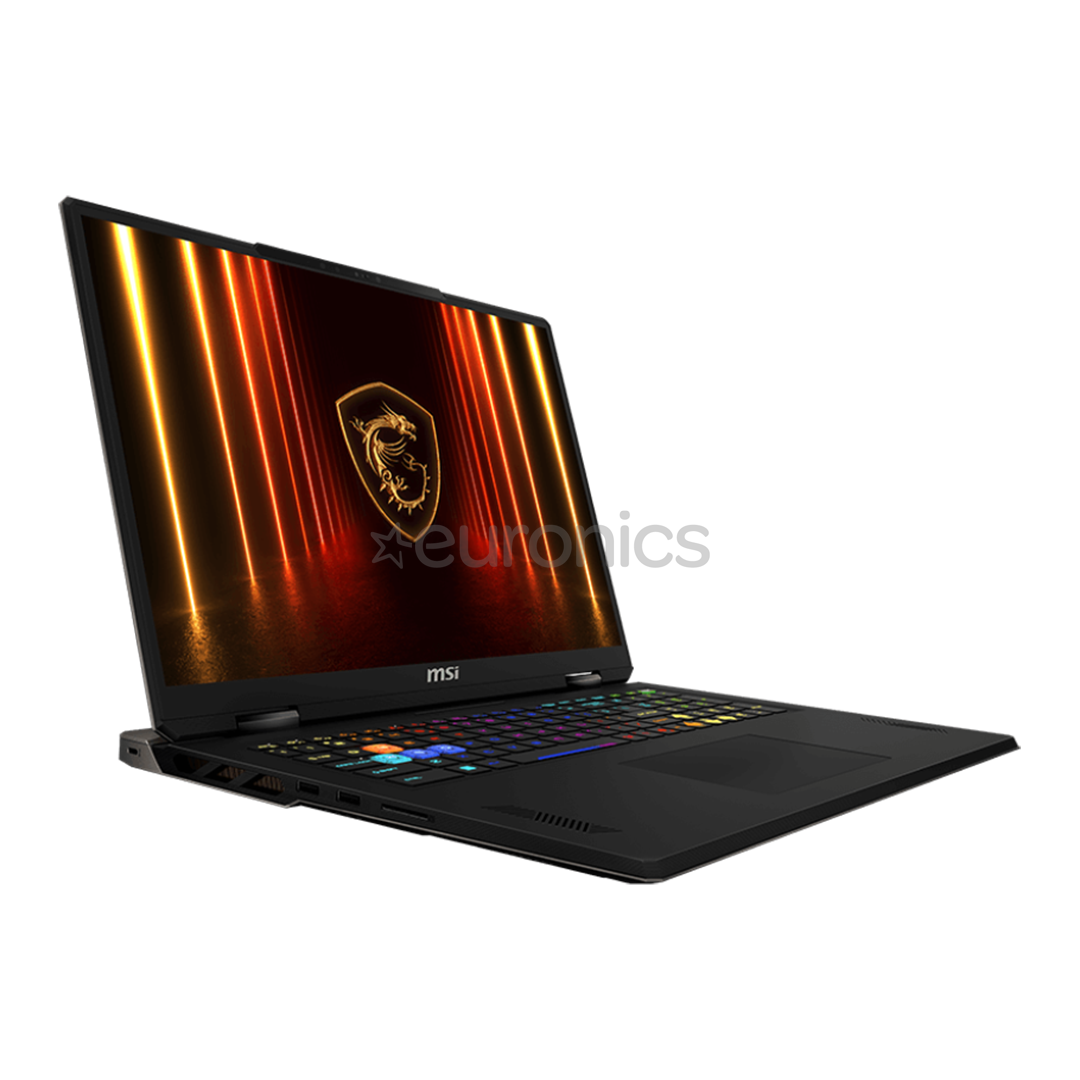 MSI Vector 18 HX, 18'', QHD+, 240 Hz, Ultra 9, 32 GB, 2 TB, RTX 5080, ENG, pelēka - Portatīvais dators