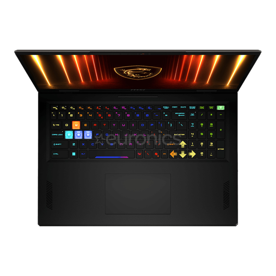 MSI Vector 18 HX, 18'', QHD+, 240 Hz, Ultra 9, 32 GB, 2 TB, RTX 5080, ENG, pelēka - Portatīvais dators