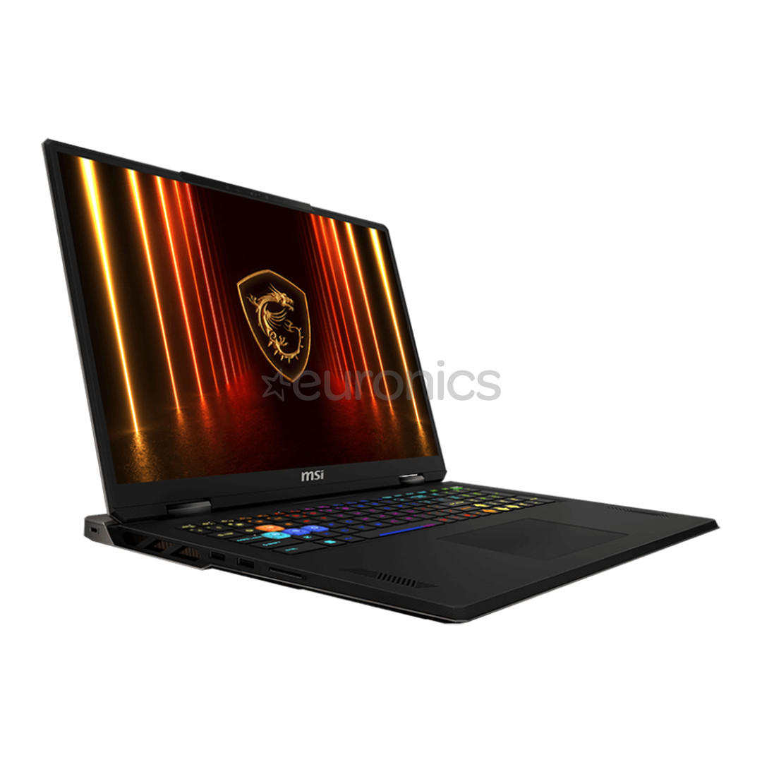 MSI Vector 18 HX, 18'', QHD+, 240 Hz, Ultra 9, 32 GB, 2 TB, RTX 5090, ENG, pelēka - Portatīvais dators