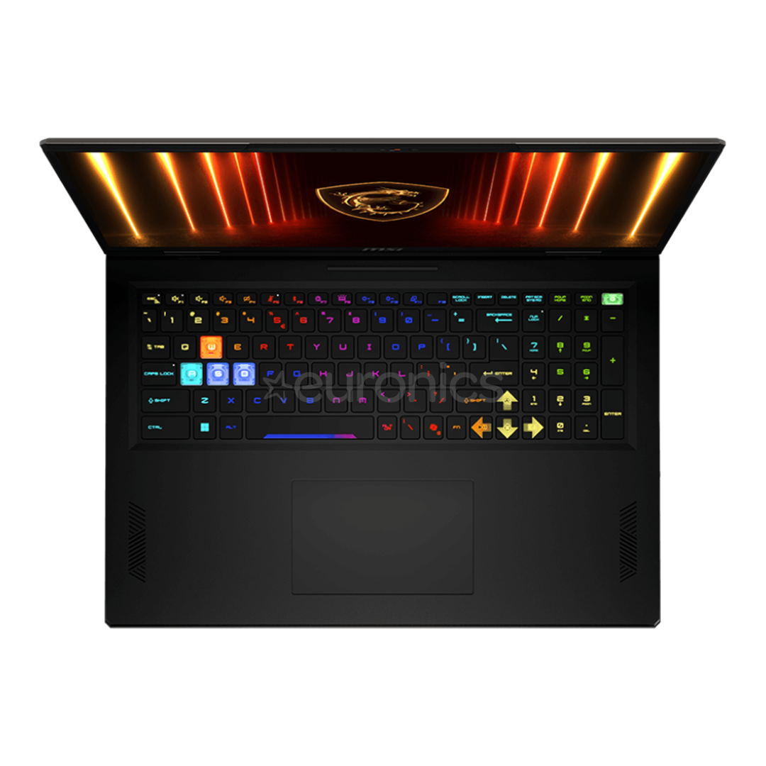 MSI Vector 18 HX, 18'', QHD+, 240 Hz, Ultra 9, 32 GB, 2 TB, RTX 5090, ENG, pelēka - Portatīvais dators