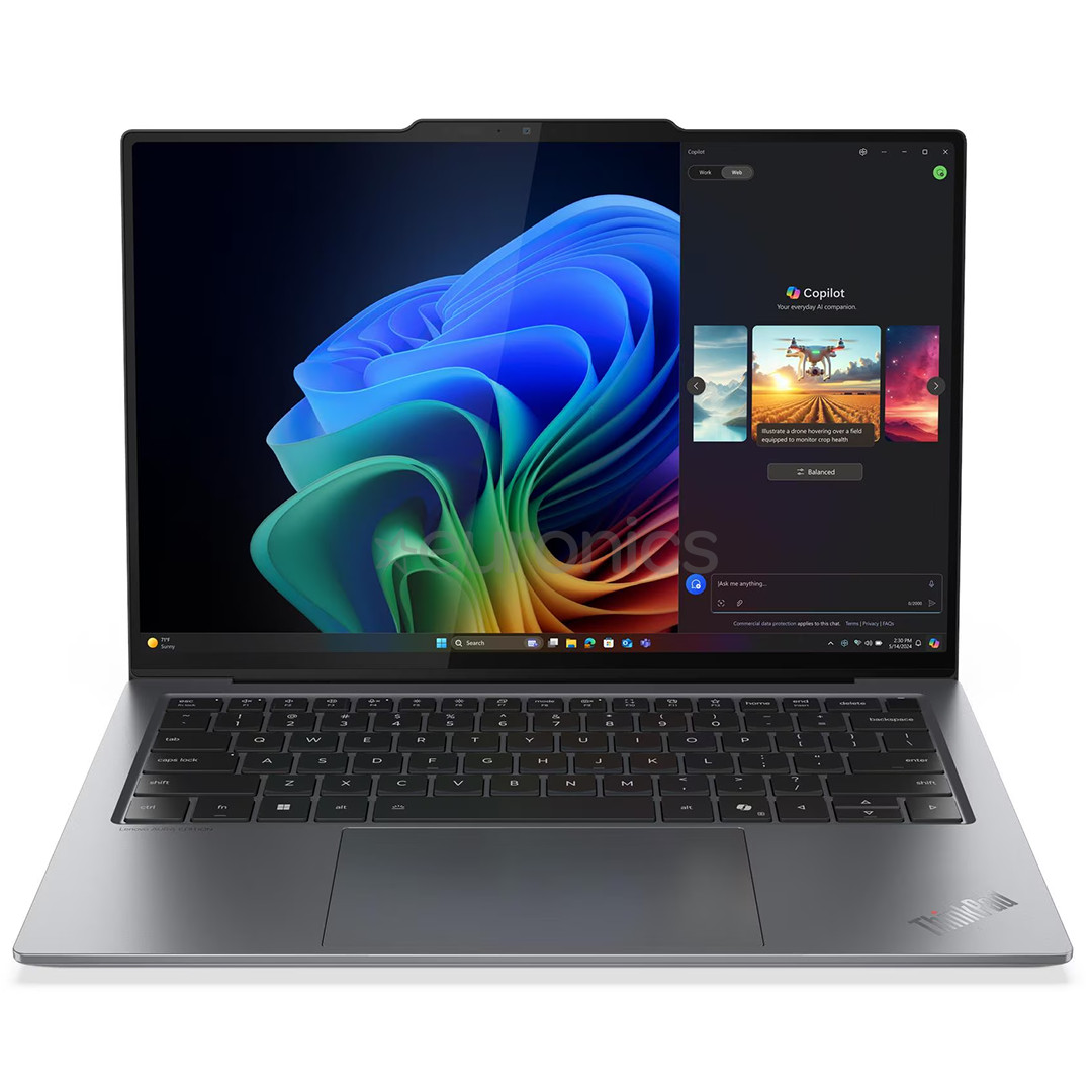 Lenovo ThinkPad X9-14 Gen 1 Aura Edition, 14", WUXGA, Ultra 7, 32 GB, 1 TB, ENG, pelēka - Portatīvais dators