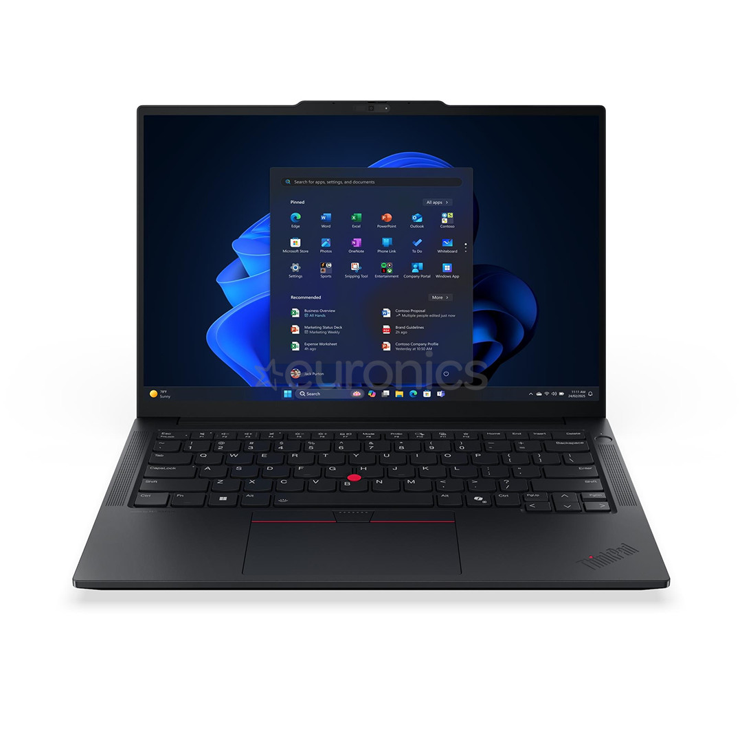 Lenovo ThinkPad E14 Gen 7, 14'', WUXGA, Ryzen 5, 16 GB, 512 GB, W11P, ENG, melna - Portatīvais dators