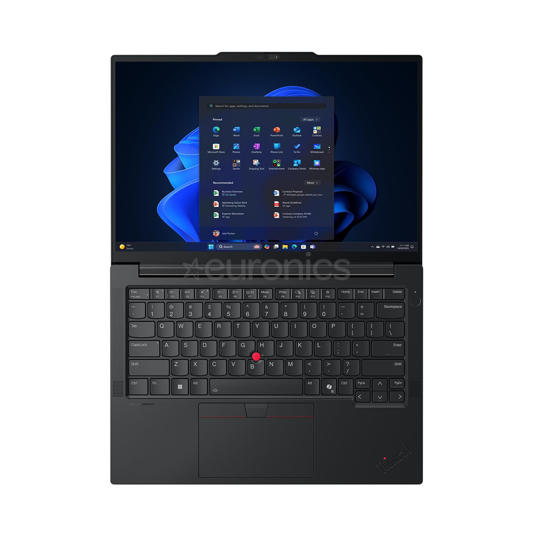Lenovo ThinkPad E14 Gen 7, 14'', WUXGA, Ryzen 5, 16 GB, 512 GB, W11P, ENG, melna - Portatīvais dators