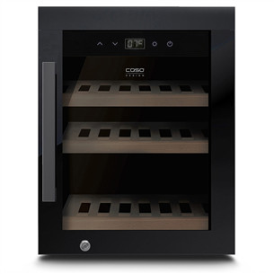 Caso WineExclusive 12, 12 бутылок, высота 52 см, черный - Винный шкаф 00716