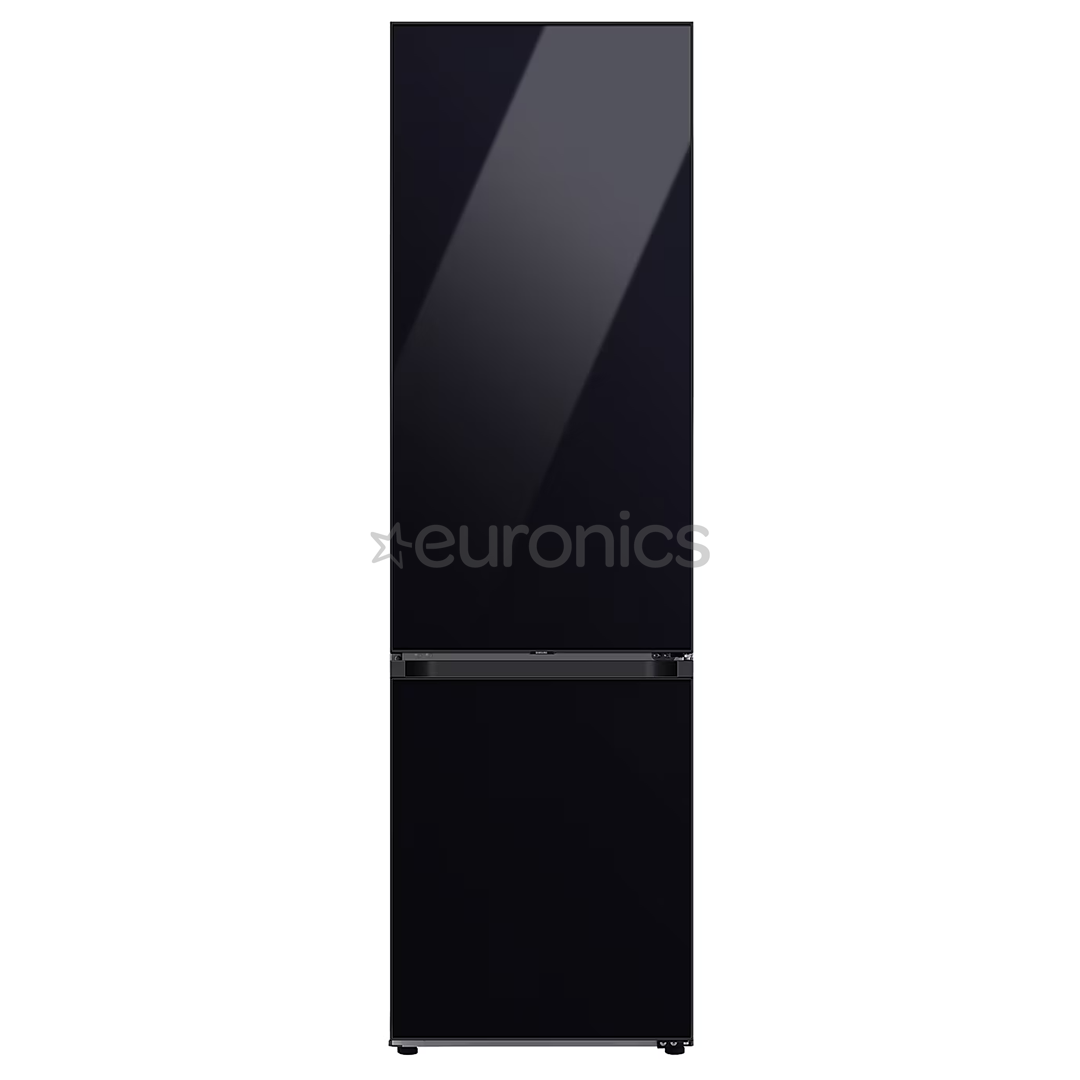 Samsung BeSpoke, 390 л, высота 203 см, черный - Холодильник
