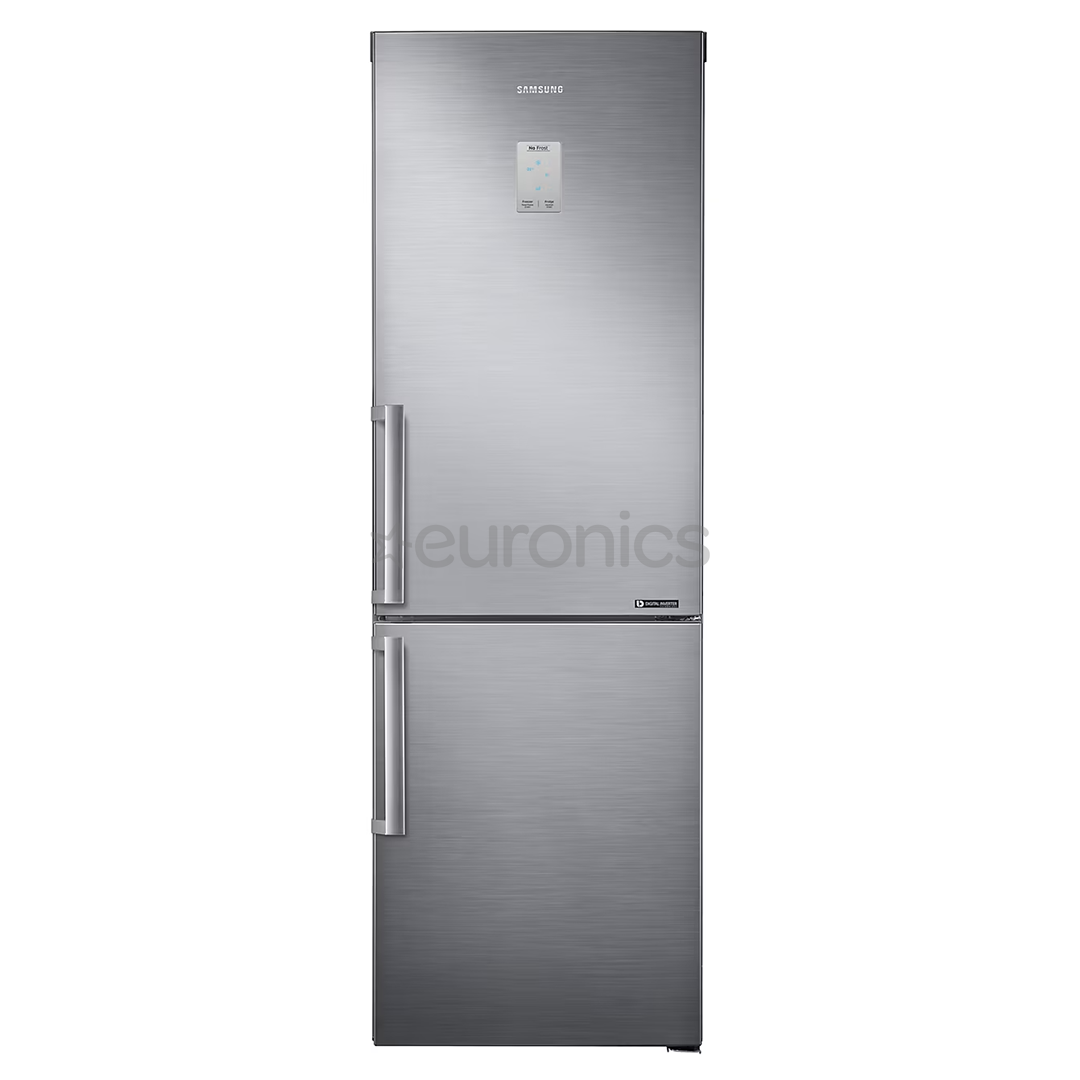 Samsung, NoFrost, augstums 185 cm, 339 L, sudraba - Ledusskapis