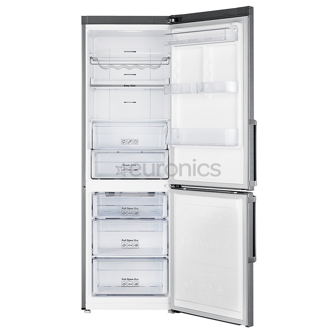Samsung, NoFrost, augstums 185 cm, 339 L, sudraba - Ledusskapis