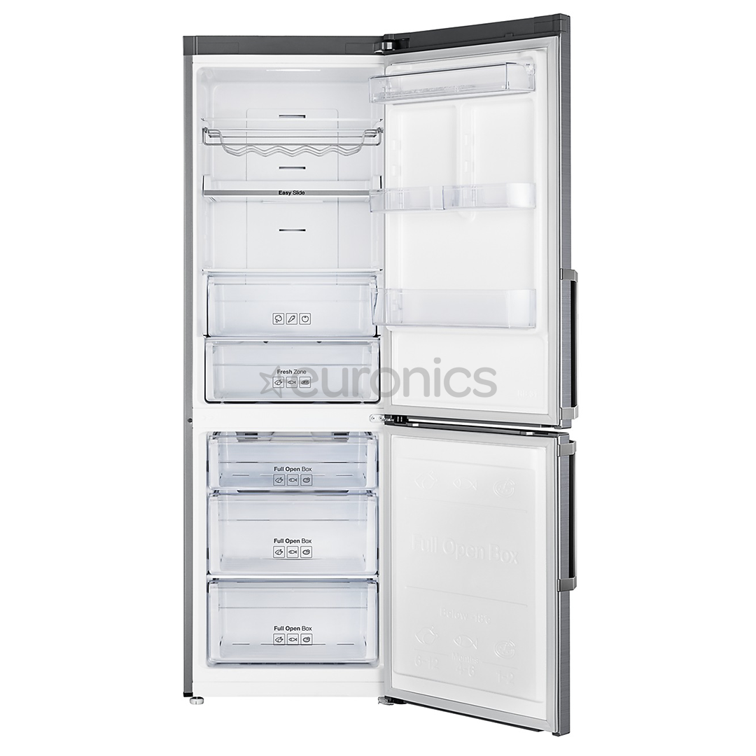 Samsung, NoFrost, augstums 185 cm, 339 L, sudraba - Ledusskapis
