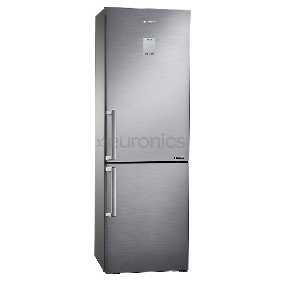 Samsung, NoFrost, augstums 185 cm, 339 L, sudraba - Ledusskapis