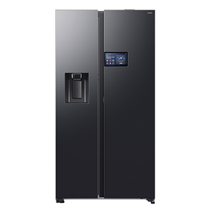 Samsung Bespoke AI Home, NoFrost, 621 L, height 179 cm, black - SBS-refrigerator RS90F64EEFEO