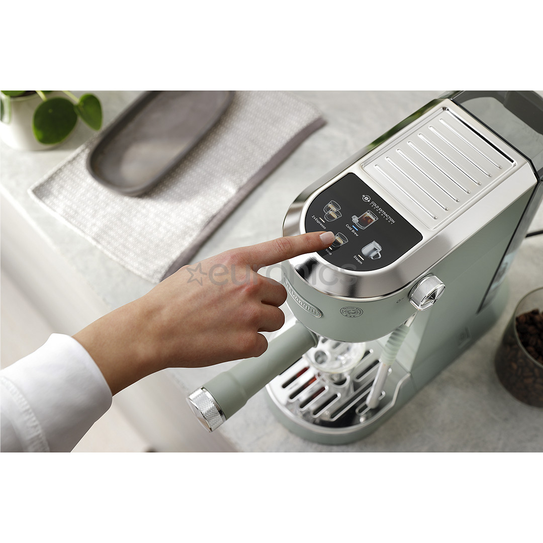 DeLonghi Dedica Duo, зеленый - Ручная кофемашина