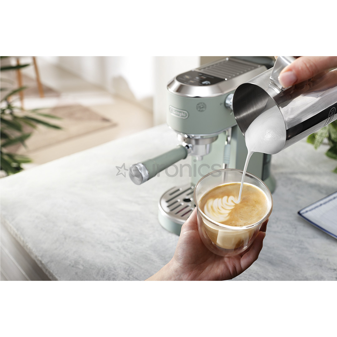 DeLonghi Dedica Duo, зеленый - Ручная кофемашина