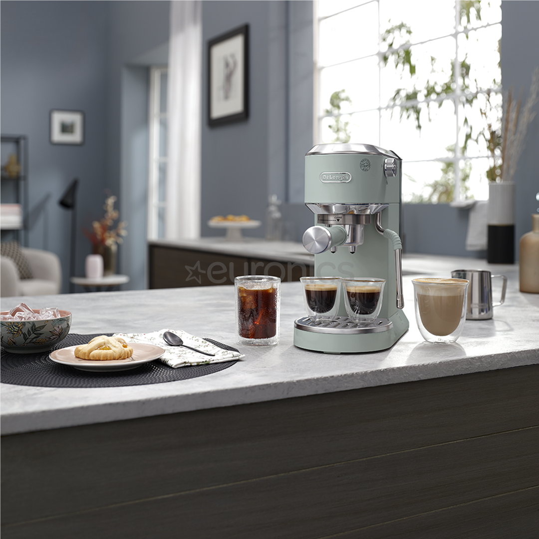DeLonghi Dedica Duo, green - Manual espresso machine
