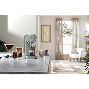 DeLonghi Dedica Duo, зеленый - Ручная кофемашина