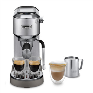 DeLonghi Dedica Duo, серебристый - Ручная кофемашина EC890.M